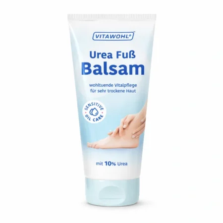 Kremas su šlapalu sausoms ir suragėjusioms pėdoms